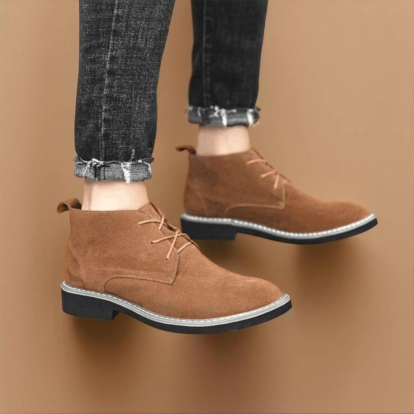Lombardi Lace Up Chelsea Boots (2.5" Boost)